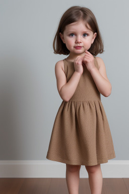 Australian infant girl with  brown hair