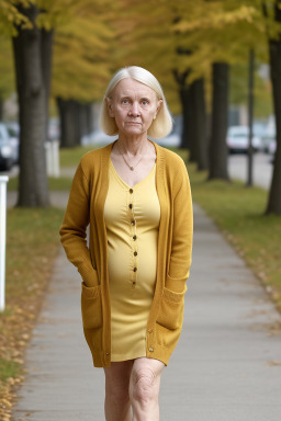 Estonian elderly female with  blonde hair