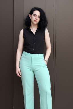 Israeli adult non-binary with  black hair