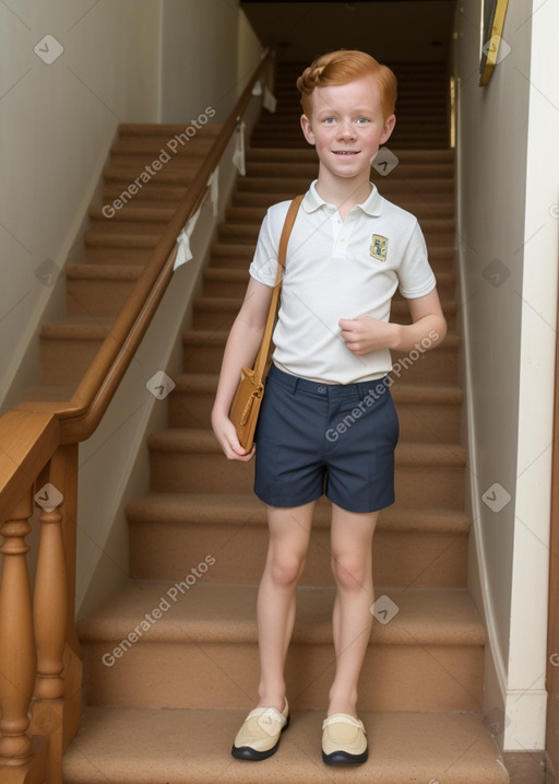 South african child boy with  ginger hair