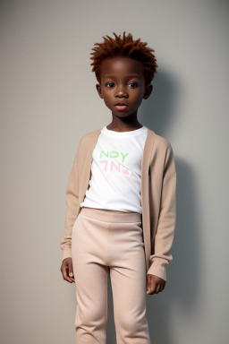 Nigerian child boy with  ginger hair