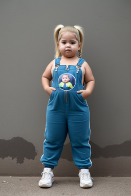 Brazilian child girl with  blonde hair