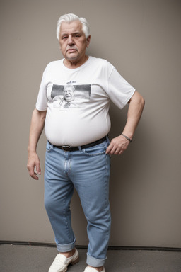 Hungarian elderly male with  white hair