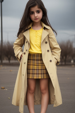 Armenian child female with  brown hair