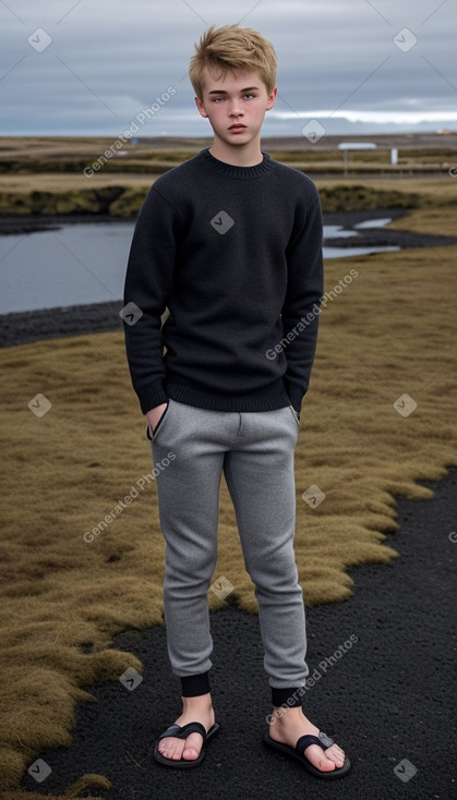 Icelandic teenager boy 