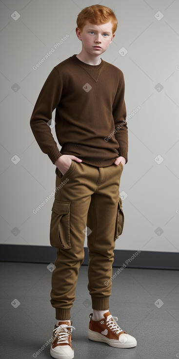 Dutch teenager boy with  ginger hair