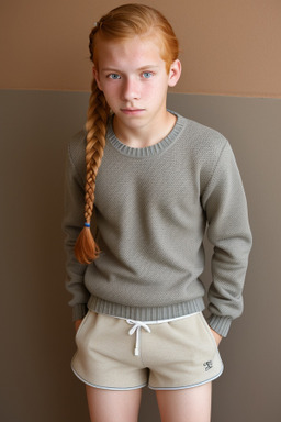 Venezuelan teenager boy with  ginger hair