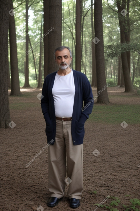 Turkish 45 years male with  brown hair