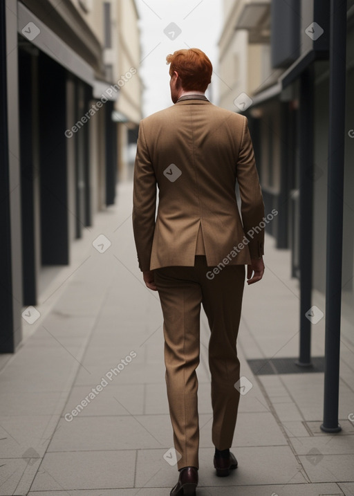 Hungarian middle-aged male with  ginger hair