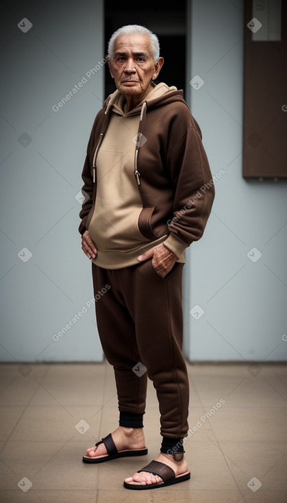 Colombian elderly male with  brown hair