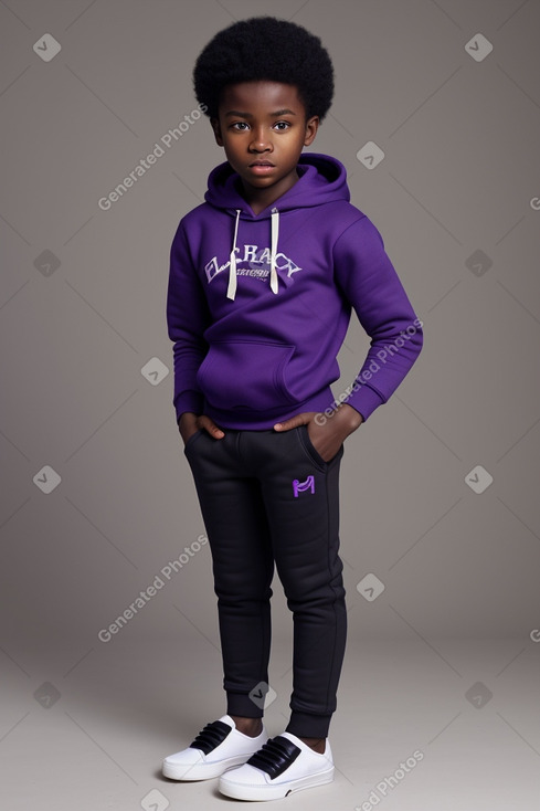 Nigerian child boy with  black hair