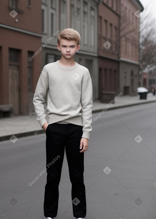 Latvian teenager boy 