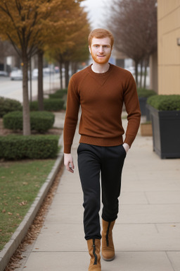 Lebanese young adult male with  ginger hair