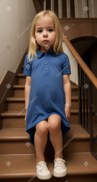 Chilean infant girl with  blonde hair