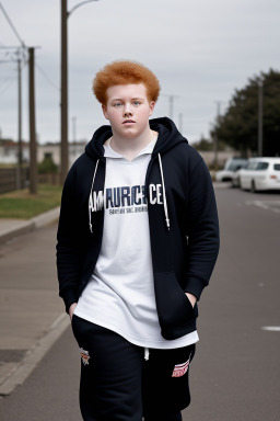 American teenager boy with  ginger hair