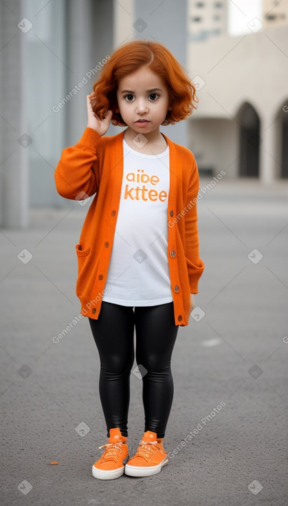 Bahraini infant girl with  ginger hair