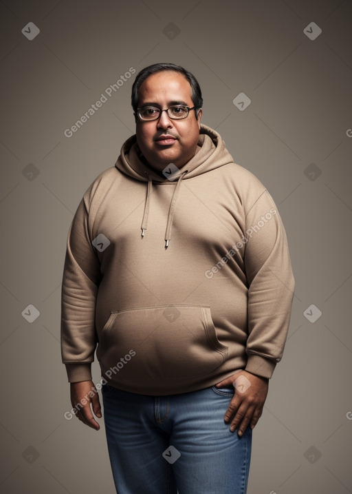 Omani middle-aged male with  brown hair