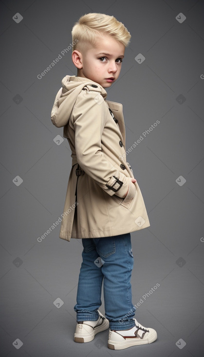 Serbian infant boy with  blonde hair