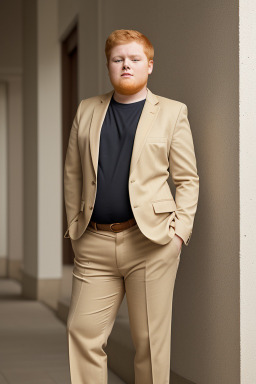 Ecuadorian teenager boy with  ginger hair