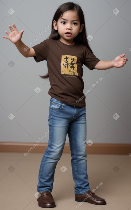 Thai infant boy with  brown hair