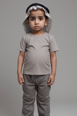 Emirati infant boy with  gray hair