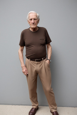 German elderly male with  brown hair