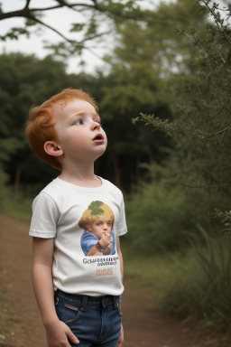 Togolese infant boy with  ginger hair