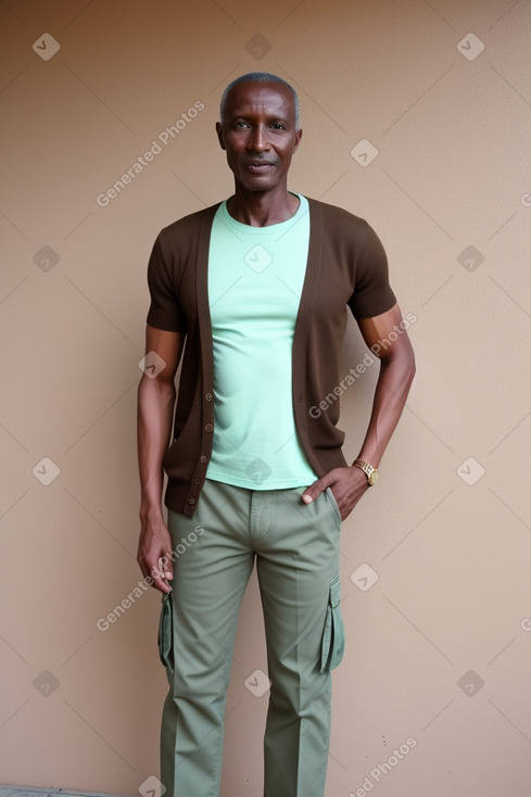 Malian 45 years male with  brown hair