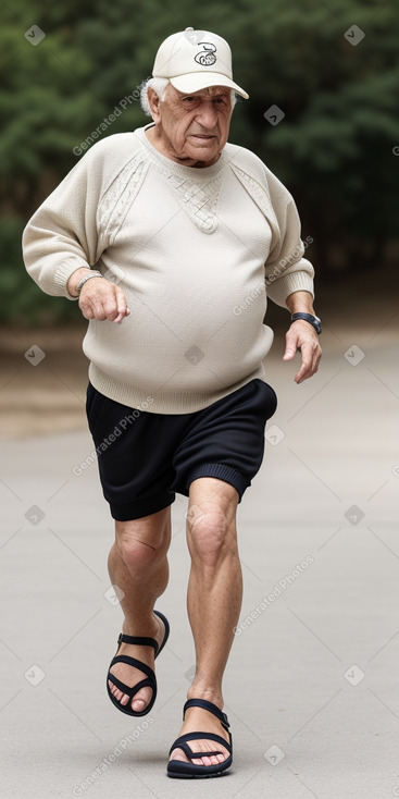 Lebanese elderly male with  blonde hair