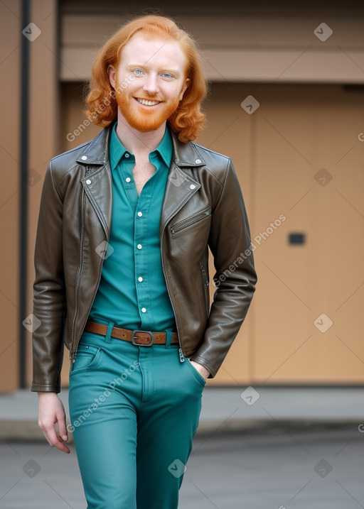 Saudi arabian adult male with  ginger hair