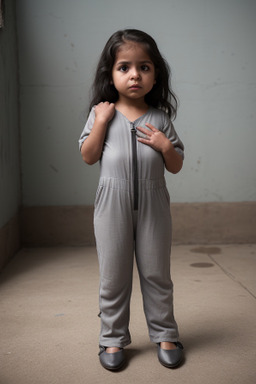 Nicaraguan infant girl with  gray hair