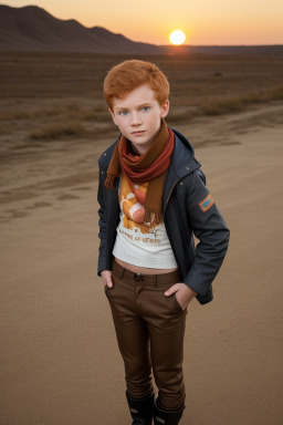 Child boy with  ginger hair