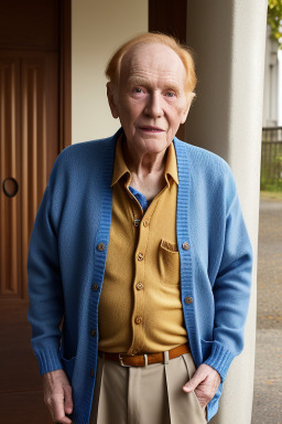 Elderly male with  ginger hair