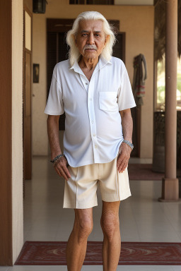 Saudi arabian elderly male with  white hair