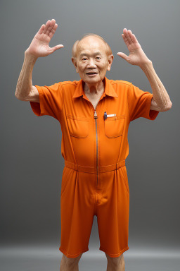 Singaporean elderly male with  ginger hair