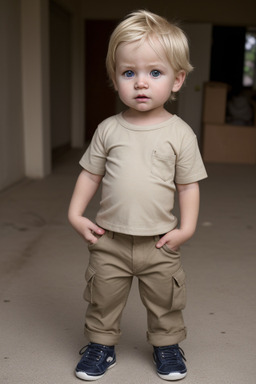 Zimbabwean infant boy with  blonde hair