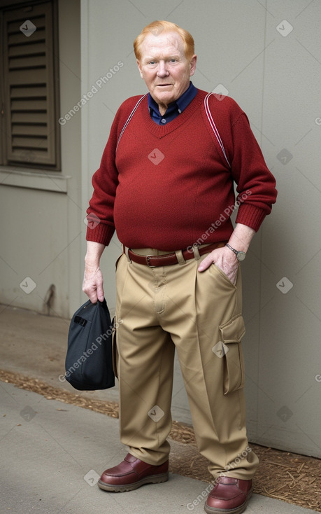 Jamaican elderly male with  ginger hair