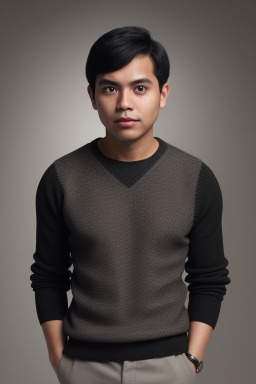 Filipino adult male with  black hair