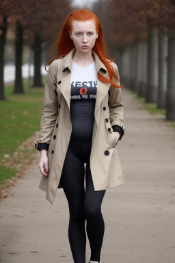 Russian adult female with  ginger hair