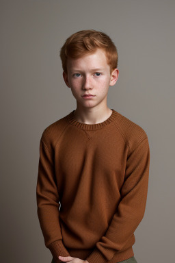 Bolivian teenager boy with  ginger hair