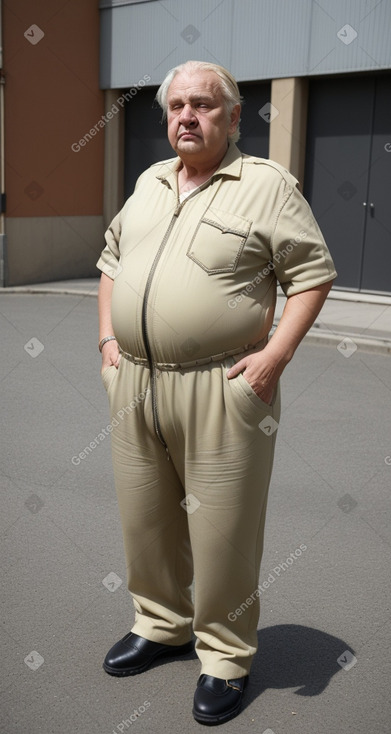 Hungarian elderly male with  blonde hair