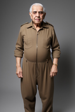 Iraqi elderly male with  brown hair