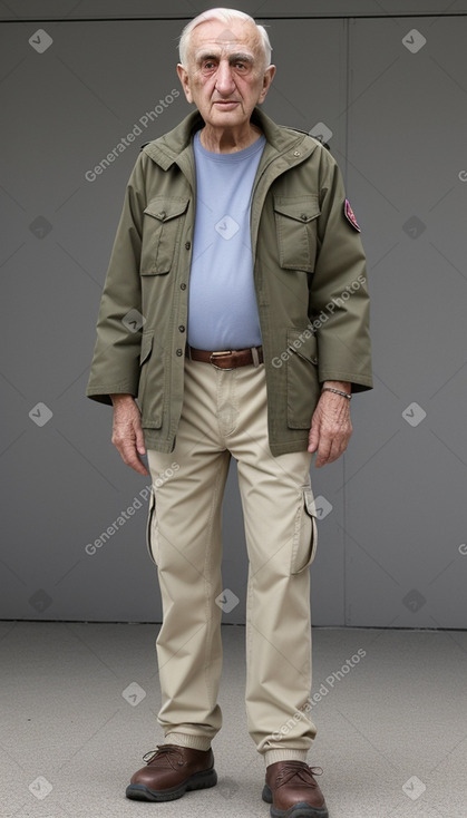 Armenian elderly male with  blonde hair