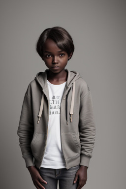 Sudanese child boy with  gray hair