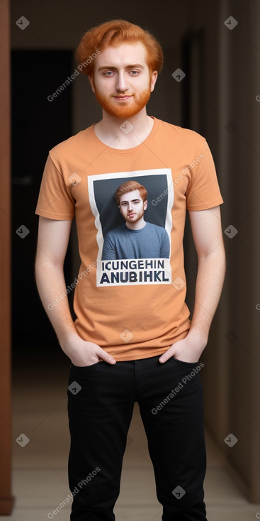 Armenian young adult male with  ginger hair