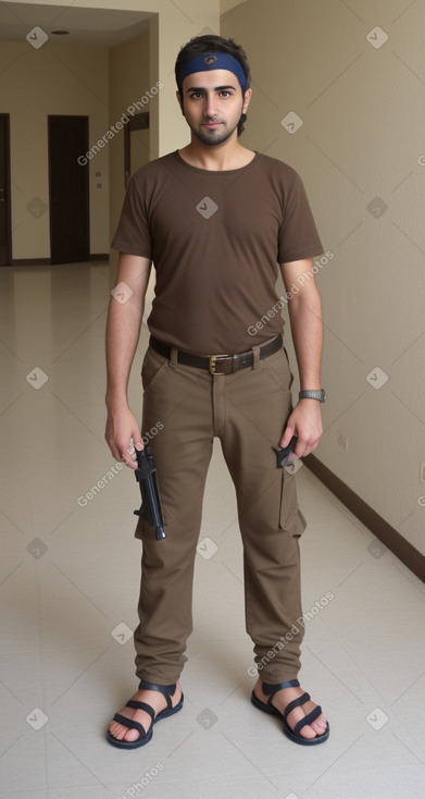 Syrian adult male with  brown hair