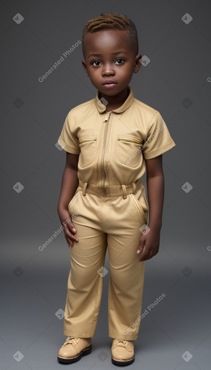 Ghanaian child boy with  blonde hair