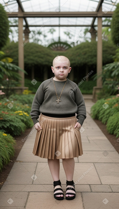 Puerto rican child girl with  ginger hair