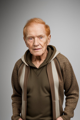 Elderly male with  ginger hair