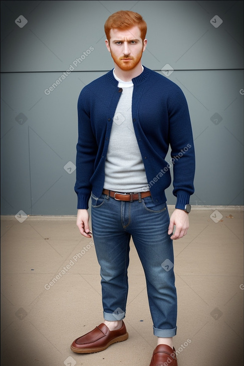 Iraqi adult male with  ginger hair